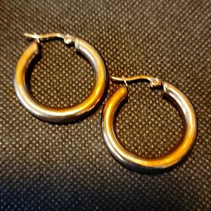 18kt gold filled hoop earrings